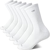 Calvin Klein Women's Socks - Cushion Athletic Crew Socks (6 Pack)