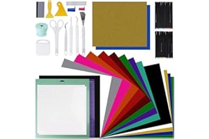 DAXIVEI The All-in-One Ultimate Accessories Bundle for Cricut's Makers Machine and All Explore Air,Wonderful Tool Kit as Gifts for Beginners,Pros and Skilled Crafters