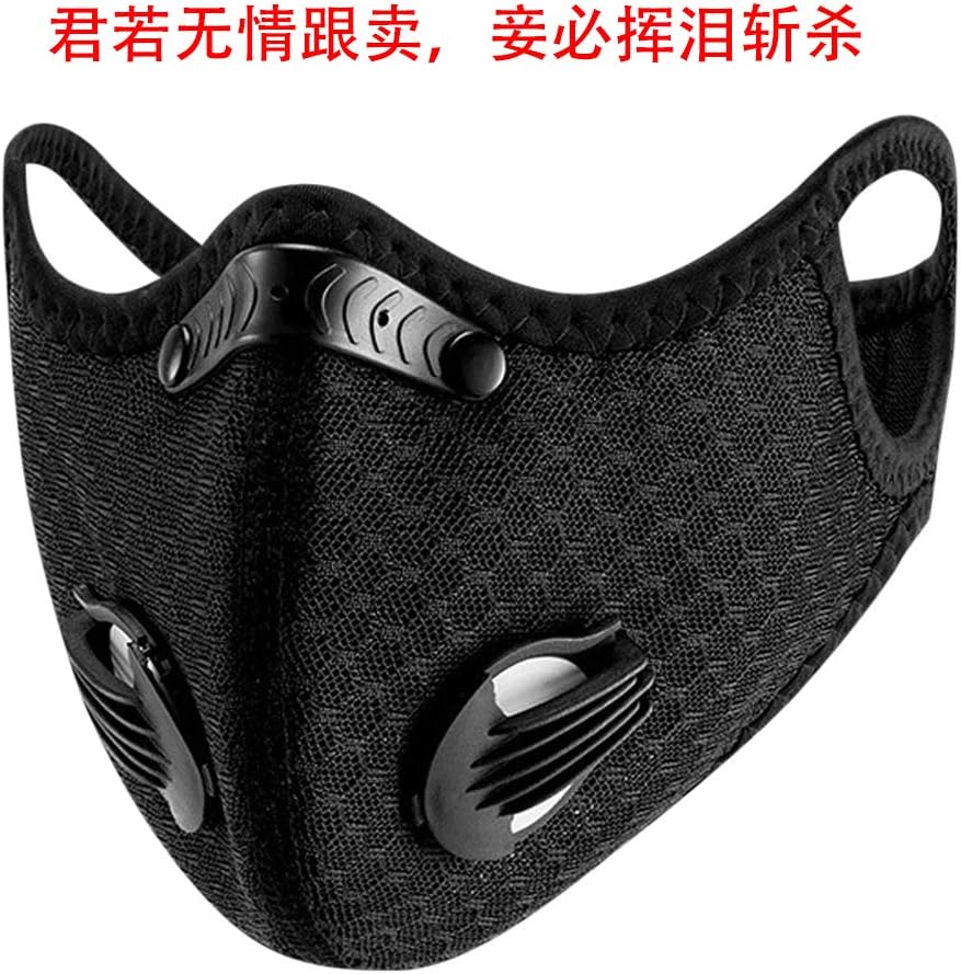 Unine 5 Layers Filters Face Breathing PM2.5 Filter, Reusable Cotton Breathable Safety Air Fog Respirator,Protection Filters from Dust for Women Man,Indoor Outdoor Sports Activities Use