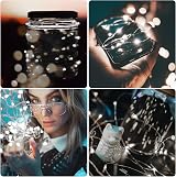 Jsdoin Fairy Lights 6 Pack 2m 20 LED Battery Operated Copper Wire Indoor Outdoor view 6