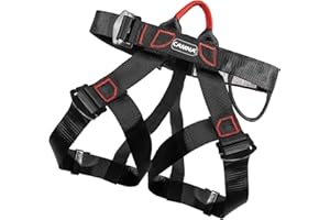 B Baosity Outdoor Sport Climbing Harness, Black
