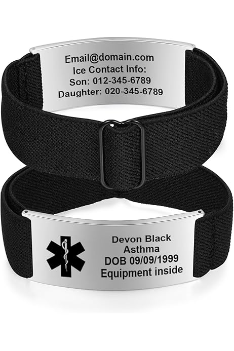 Medical Alert Bracelet Dnr Bracelet Amazon Women Personalized DNR