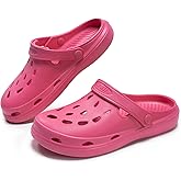 FITORY Unisex Garden Clogs, Womens and Mens EVA Slip on Shoes with Arch Support, Comfortable Quick Dry Lightweight Sandals for Beach Casual, Indoor and Outdoor Size 6-15