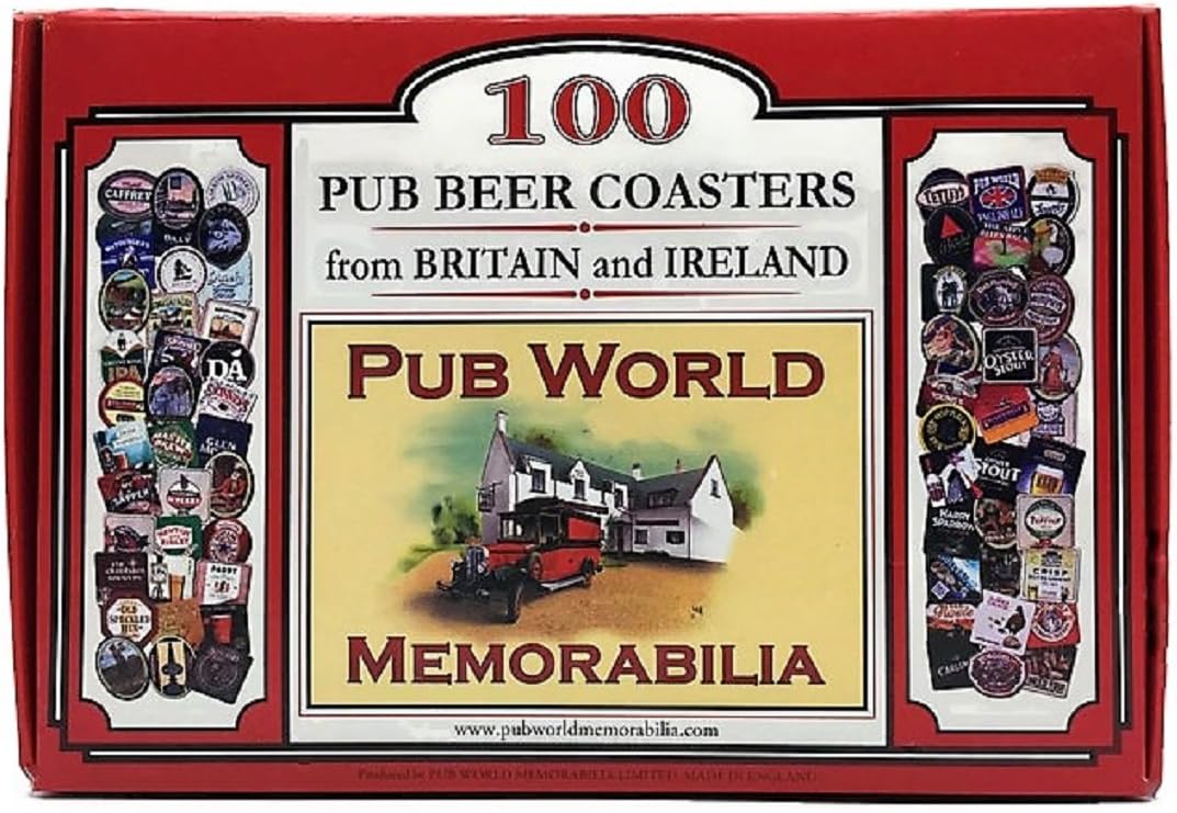 100 Pub Beer Coasters from Britain and Ireland Amazon.co.uk Kitchen