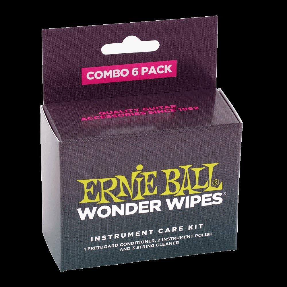 Ernie Ball Wonder Wipes Combo Pack, 6 pack: Musical Instruments