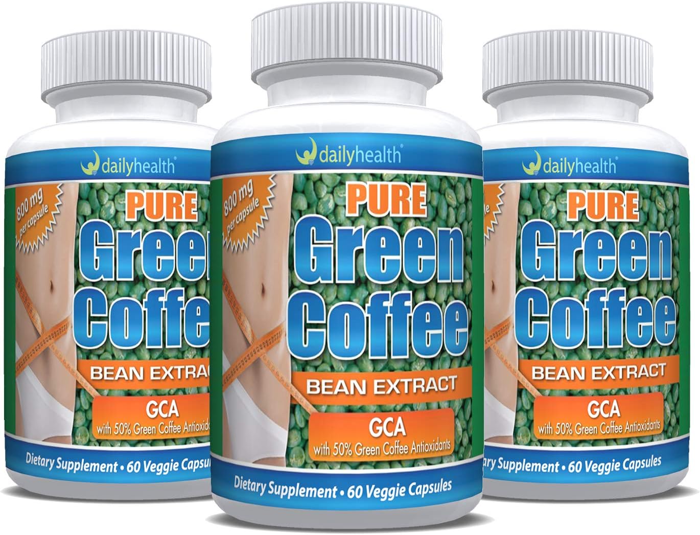 Daily Health, Green Coffee Bean GCA 180 Capsules