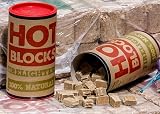 Hotblocks Firelighters 100% Natural Recycled Wood Fibre Vegetable Oil 100pc view 4