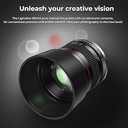 F 85mm f1.8 Portrait Lens - MF for Nikon