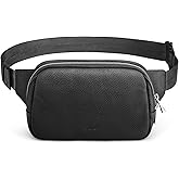 S-ZONE Leather Fanny Pack for Women RFID Blocking Waist Belt Bag Crossbody Purse