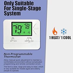 Heagstat Non-Programmable Thermostats for Home