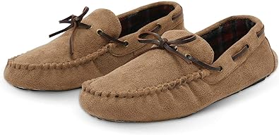 mens moccasin slippers amazon