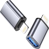 USB to Lightning Adapter 2Pack [Apple MFI Certified], Lightning USB 3.0 OTG | Plug and play Lightning OTG Adapter for iPhone 14/13/12/11/X/8/7, iPad, and iPod, Transfer Photos, Connect Keyboard and Mouse