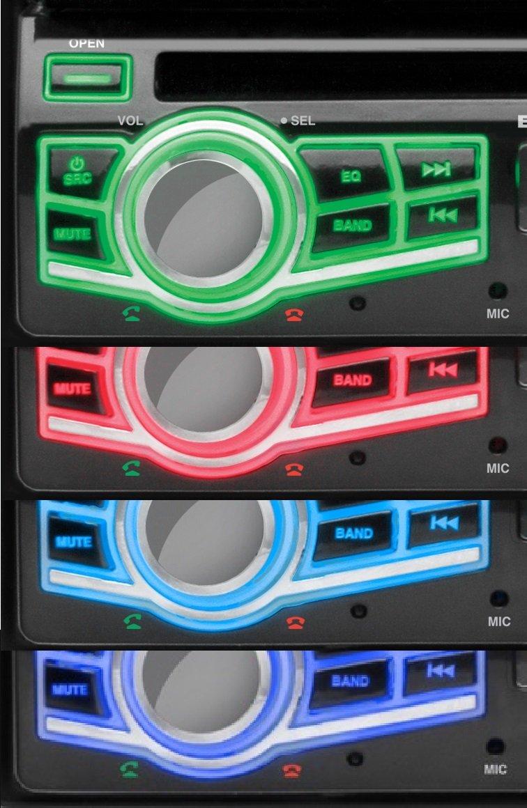 BOSS Audio Systems BV9976B Car DVD Player Single Din, Bluetooth Audio