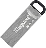 Kingston DataTraveler Kyson USB 3.2 Gen 1 64GB Capless Metal Flash Drive view 2