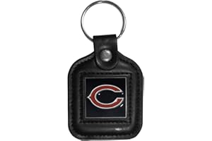 Siskiyou Sports NFL unisex-adult Square Leather Key Chain