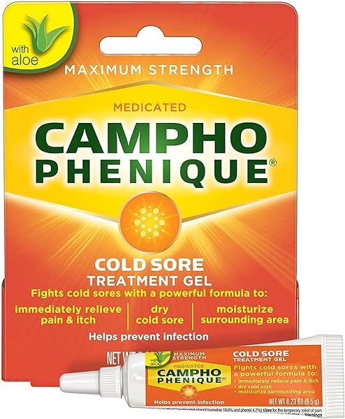 CAMPHO-PHENIQUE ORIGINAL COLD SORE TREATMENT GEL FORMULA – 0.23 OZ