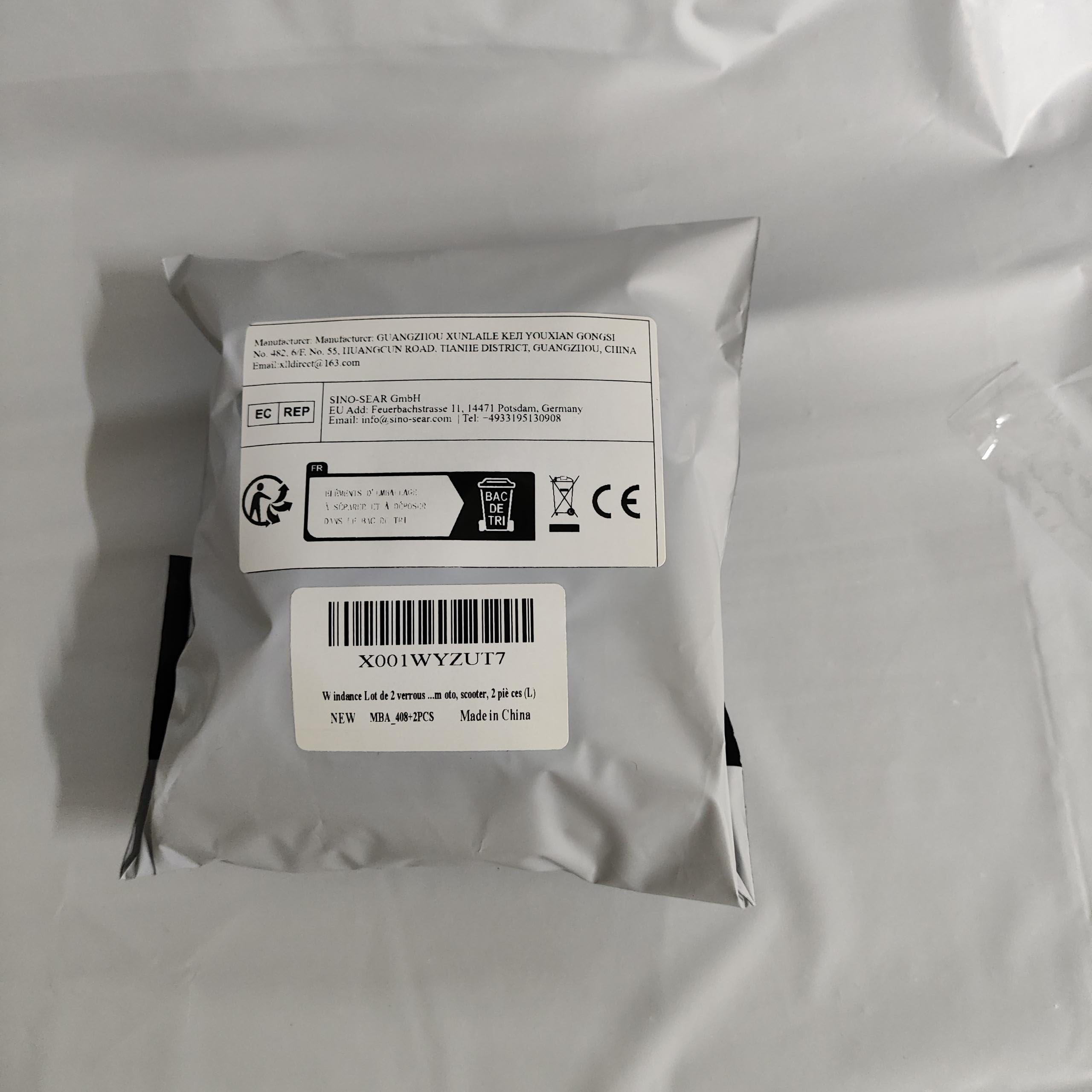 Windance 2 Pack Motorcycle Helmet Lock, Helmet Holder Hook for 7/8