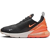 Nike Air Max 270 Men's Shoes (AH8050-030, Black/Bright Crimson/Phantom/Total Orange) Size 6