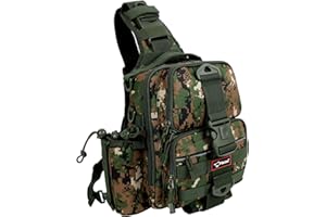 Fiblink Tackle Backpack - Water-Resistant Storage Pack With Rod & Gear Holder, Fishing Shoulder Bag