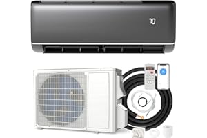 DORTALA 12000 BTU Mini Split Air Conditioner & Heater, 22 SEER2 115V Pre-Charged Inverter Heat Pump System with Remote Contro