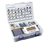 Suuoo Electronics Starter Kit, ATmega328P Controller Board | Includes breadboard, power module, LCD1602, HC-SR04 sensor, servo and stepper motor, for STEM