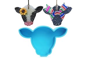 Silicone Soap Mold, AITRAI Large Cow Car Freshies Mold Bull Skull Freshie Molds for Handmade Soap Party Home Eve Dinner Handmade Gift Ideas