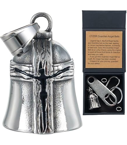 thumbnail image 2 of Airborne Guardian Bell For Motorcycles | Gremlin Bell For Harley Luck | GB10000 2 of 4
