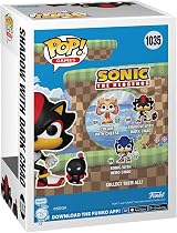 Funko Pop! Shadow the Hedgehog with DChao – Sonic the Hedgehog Vinyl Figure view 3