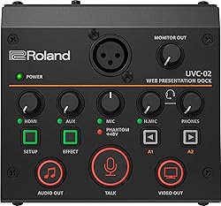Roland UVC-02 Web Presentation Dock Bundle with