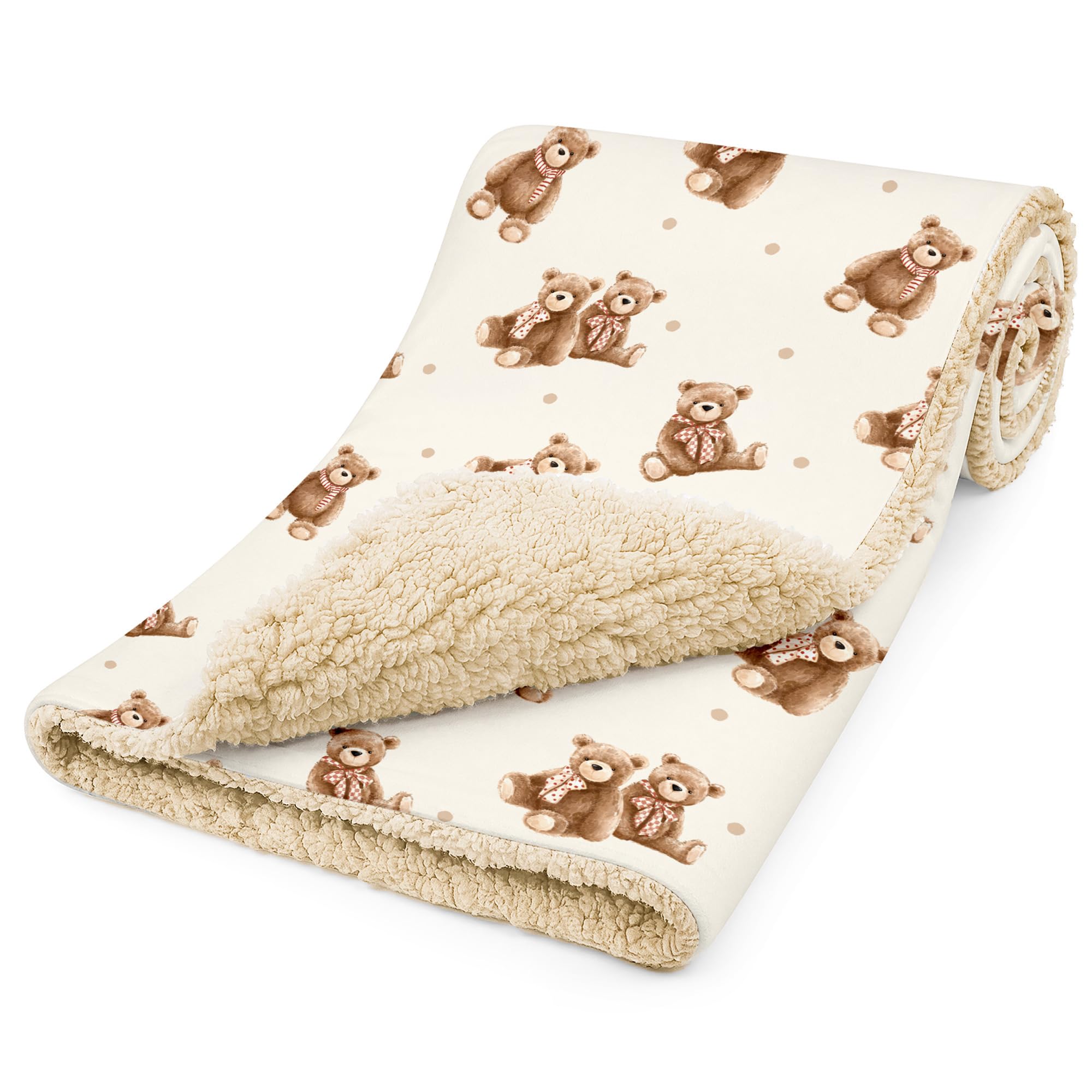 CIVARUA KIDS Fleece Baby Blankets for Boys & Girls, Infant Toddler Blanket | Soft Plush Small Receiving Blankets, Cozy Warm N