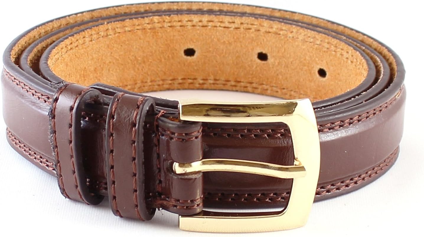 No1Fashion New Mens Leather Trouser Suit Belt Waist Size 32" 48" M L