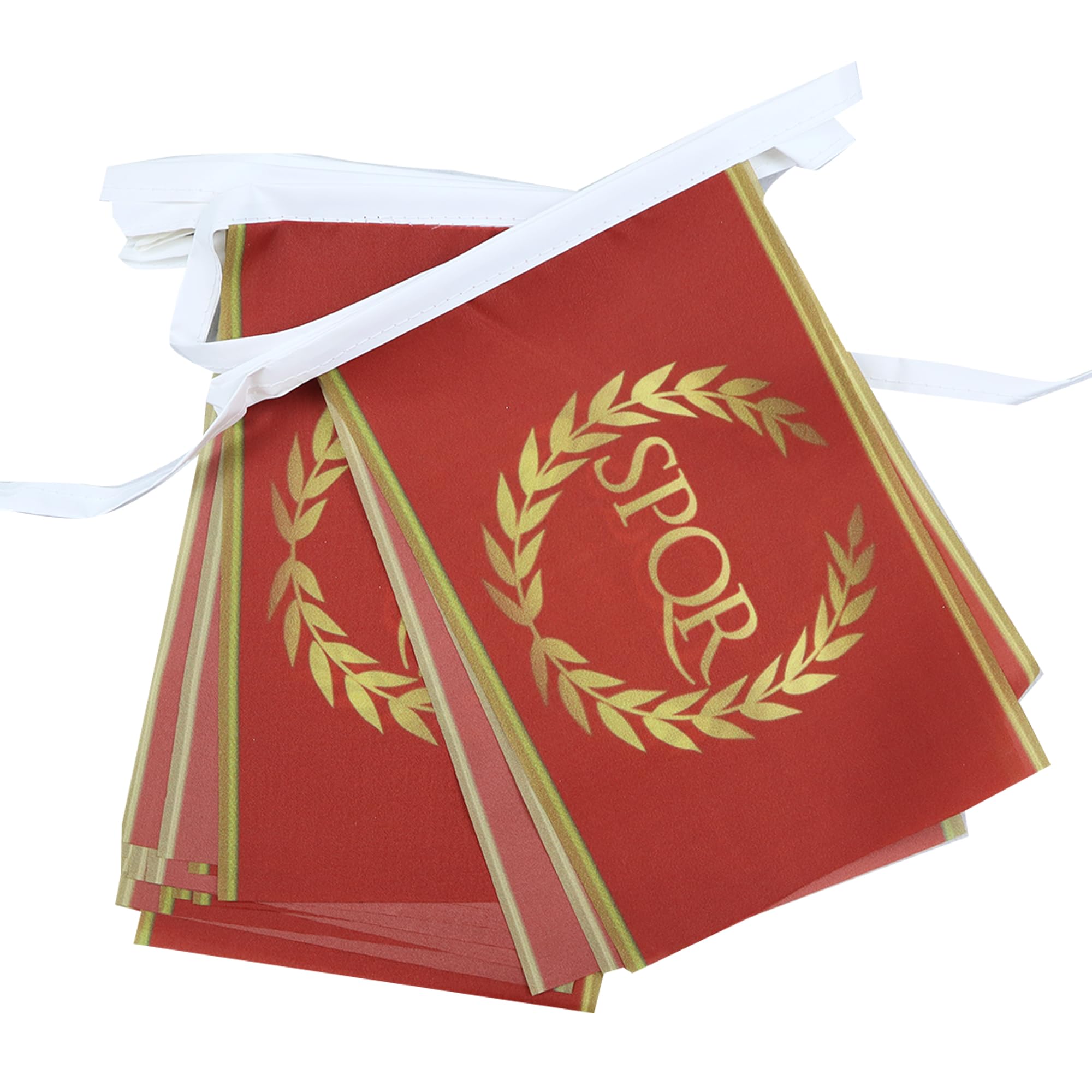 AZ FLAG Roman Empire Bunting Flag, 20 Ft Garland 20 Small Roman Empire Flags 8'' x 6'', 100% Polyester String Pennant, 6 meters — image 1