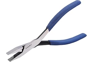 Kauplus 8-inch Duck Bill Flat Nose Pliers 8” Flat Nose Long Reach Plier
