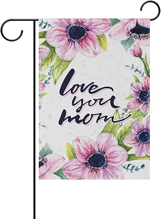 Amazon Com Yzgo Floral Anemone With Quote Love You Mom Garden