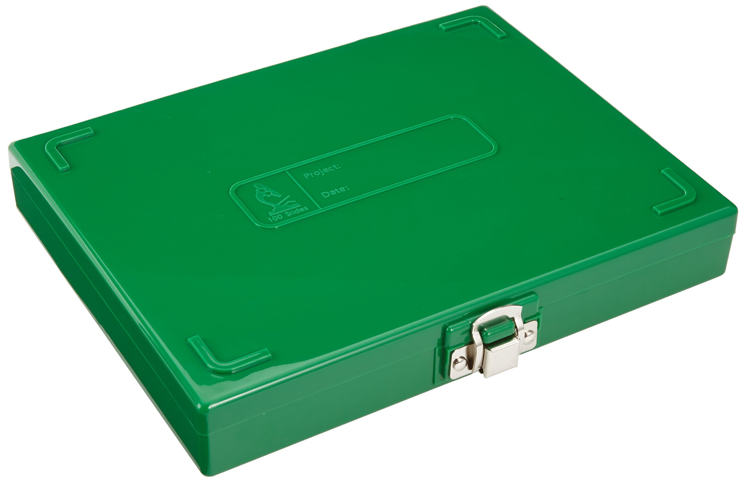 neoLab 2 2435 slide box for 100 slides, PS, green