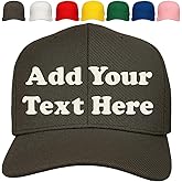 Custom Hats, Custom Caps, Embroidery Hats with Your Text Here, Personalized Baseball Cap with Your Text