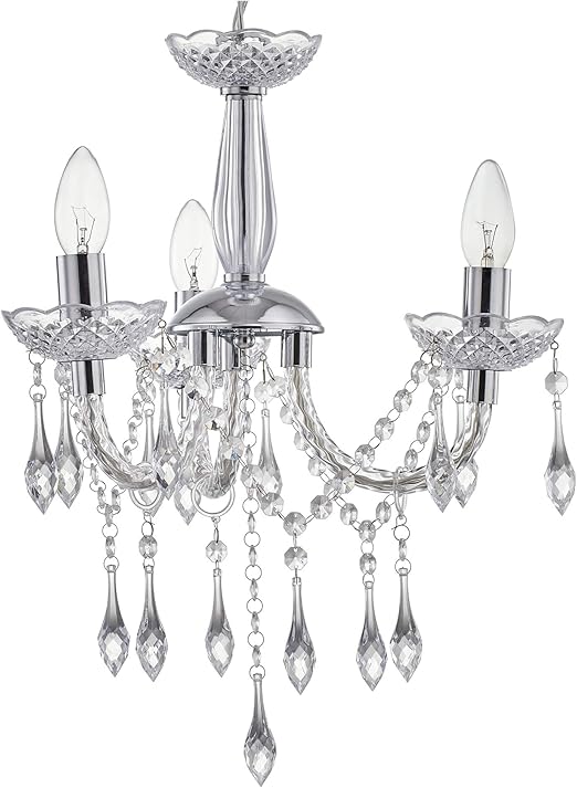 silver bedroom ceiling light
