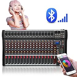 16 Channel Audio Mixer Professional Bluetooth Live
