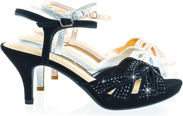 medium high heels sandals