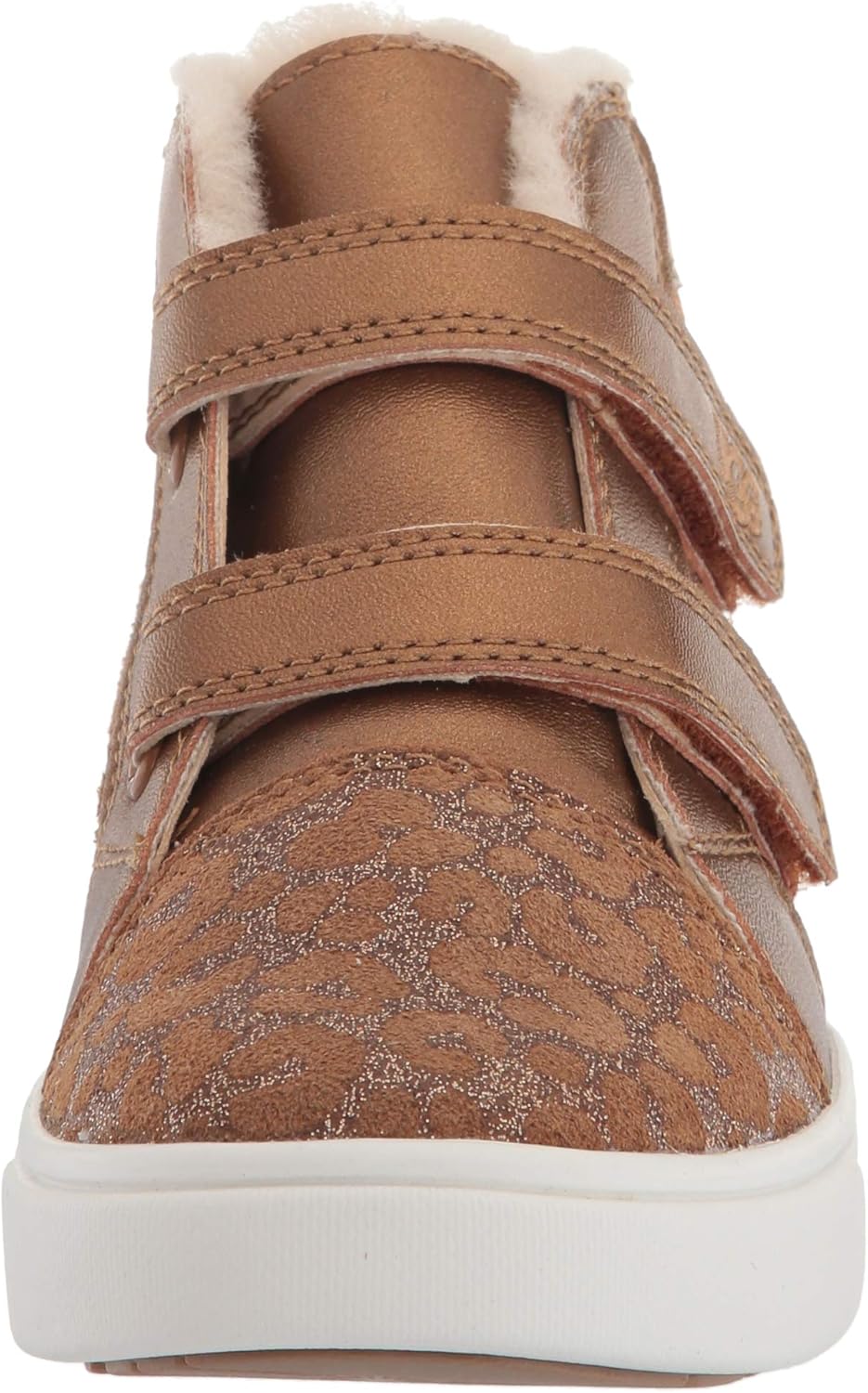 rennon ii glitter leopard high top sneaker