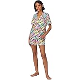 BedHead - S/S Stretch Jersey Shorty PJ Set - Camilla - Large