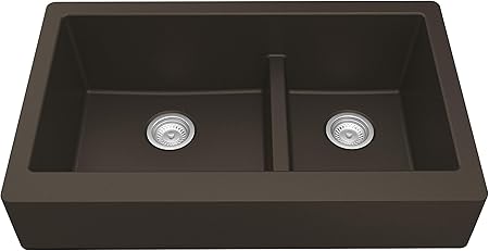 Karran Retrofit Farmhouse Apron Front Quartz Composite 34 In