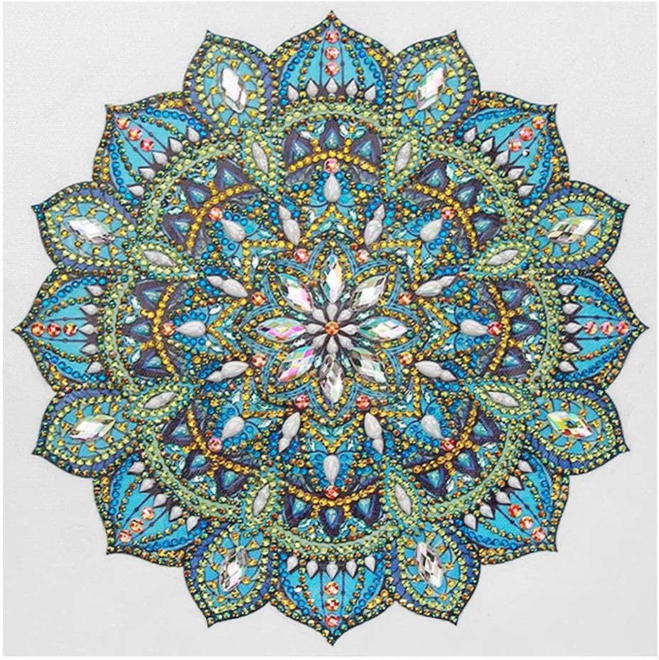 Prosperveil DIY 5D Diamond Painting Mandala Kits Special Shaped Crystal Rhinestone Embroidery