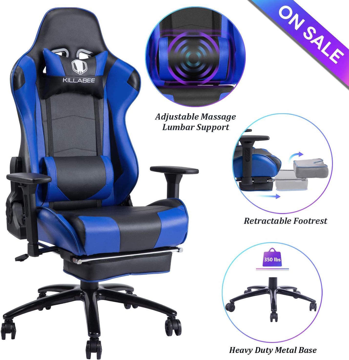 Best Computer Chair Headrest 350 Lbs