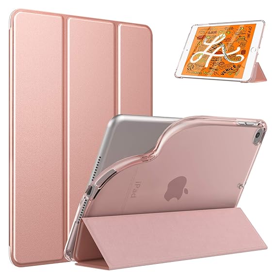 Dadanism Hülle für iPad Mini 5 2019 (5th Generation, 7.9') / iPad Mini 4 2015, Ultradünne Smart Ständer Cover, Transluzente T