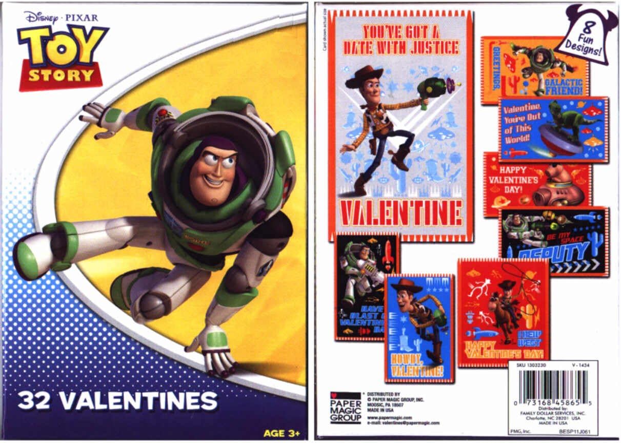 buzz lightyear valentine box