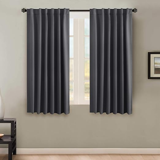 Amazon Com H Versailtex Solid Insulated Thermal Blackout Grey