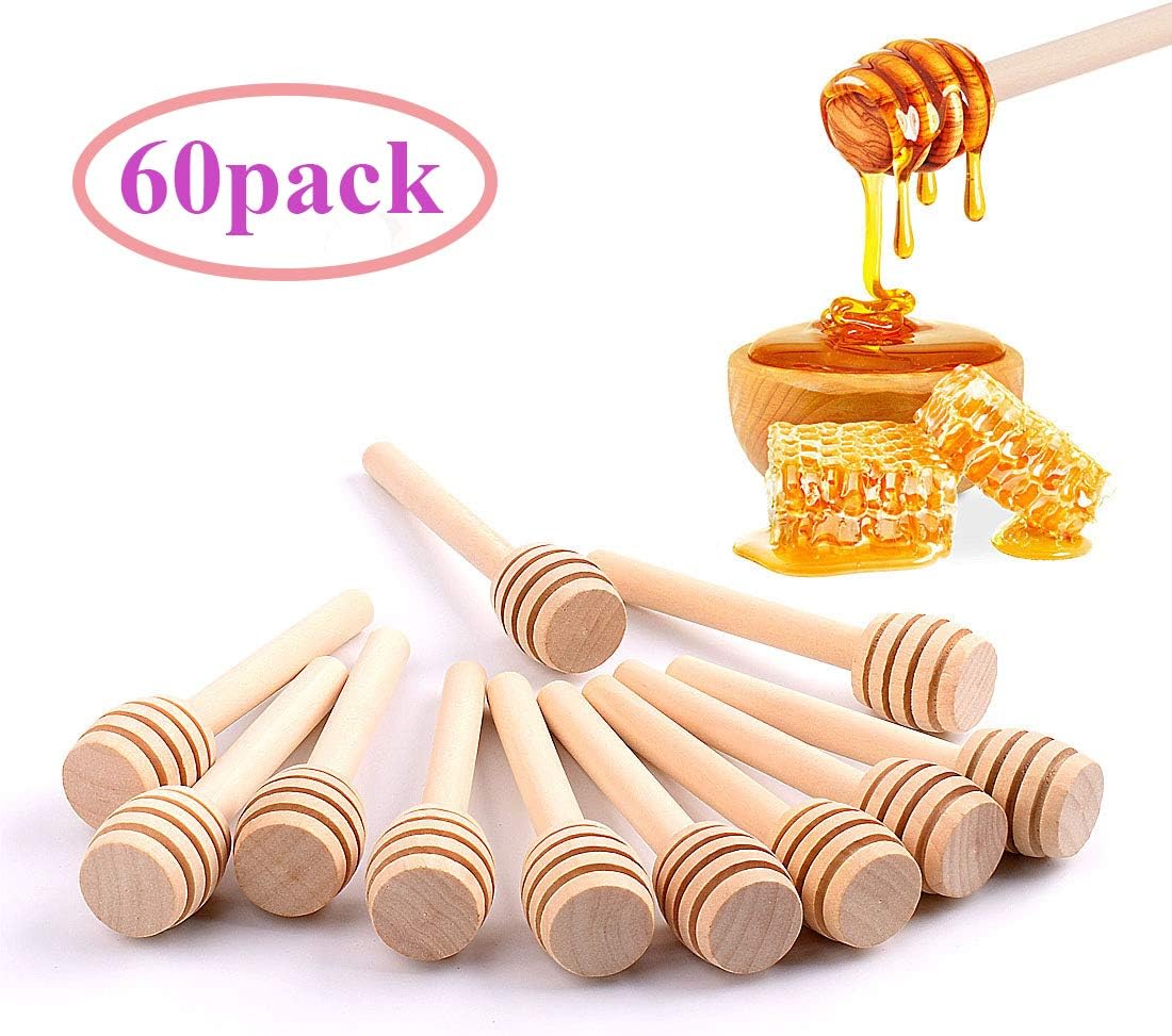 Mestolo Per Miele In Legno - Agitatore Multiuso Per Barattoli Con Manico Lungo - Foto 10