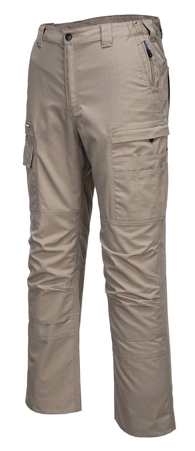 Portwest T802 KX3 Ripstop Work Trousers Durable Stretch Fabric Adjustable Fit Multi-Pocket Utility Knee Pad Compatibility for Ultimate Comfort & Protection - Image 3