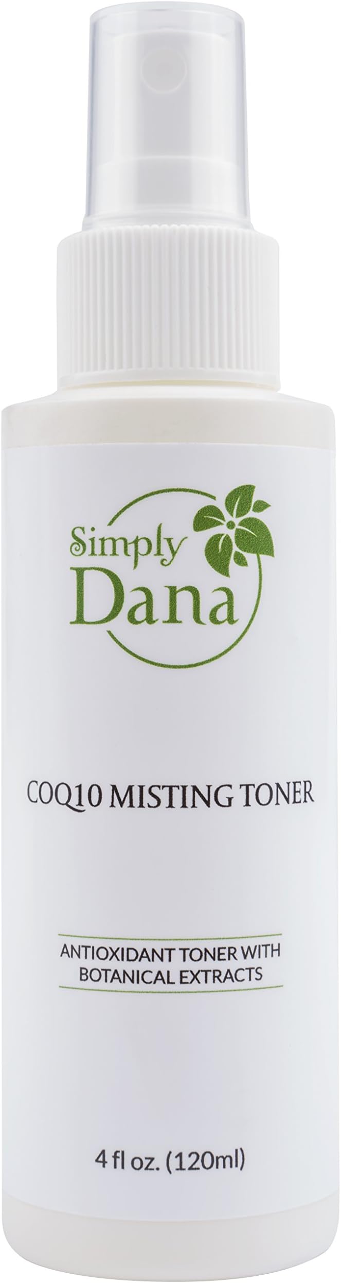 Simply Dana CoQ10 Misting Toner Antioxidant Toner with Botanical Extracts 4 fl. oz. (120ml)